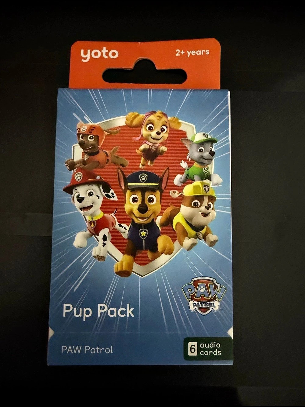 yoto PAW Patrol Pup Pack Audio Card Pack of 6 Yoto Cards